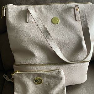 Joy Mangano tote & wristlet